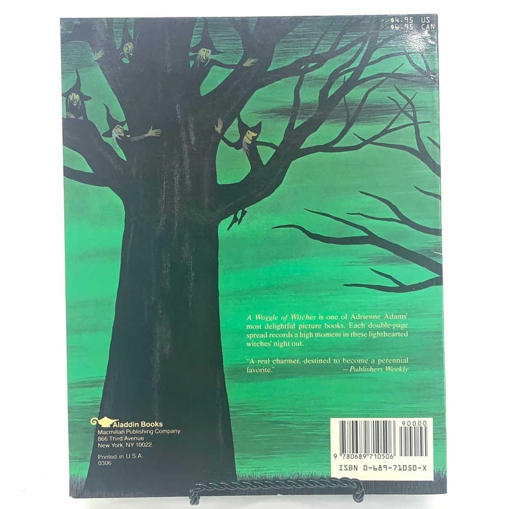 A Woggle of Witches Adrienne Adams Vintage Childrens Halloween PB VG - Picture 2 of 4